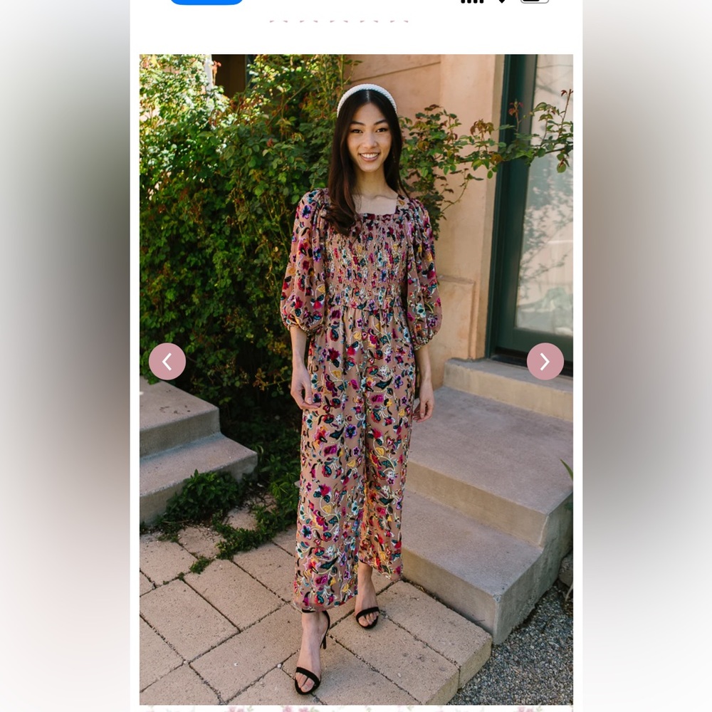 Ivy City Co. Arianna Jumpsuit In Sweetheart